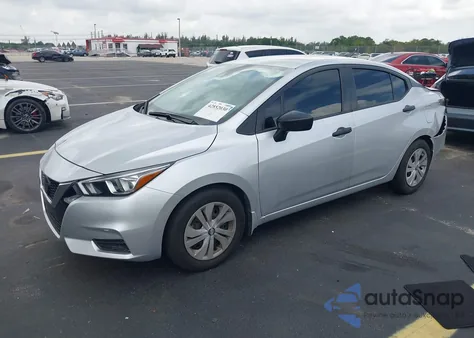 2021 Nissan Versa S Xtronic Cvt z USA, uszkodzony, nr VIN 3N1CN8DV8ML855527